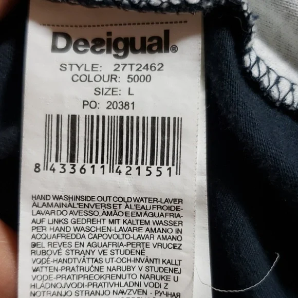 Desigual Large long sleeve top - Picture 7 of 7